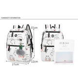 USB Charging Canvas Backpack 3 Pcs/set Women School Backpacks Schoolbag For Teenagers Man Student Book Bag Boys Satchel