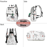 USB Charging Canvas Backpack 3 Pcs/set Women School Backpacks Schoolbag For Teenagers Man Student Book Bag Boys Satchel