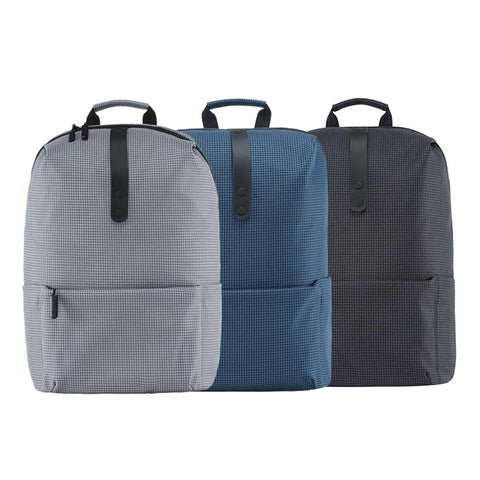 Xiaomi Trendy Plaid Water-resistant School Laptop Backpack