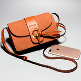 Women Genuine Leather Saddle Bag Leisure Retro Bohemian Hippie Ibiza Fringe Burgundy Cross Body Over Shoulder Bag handbag