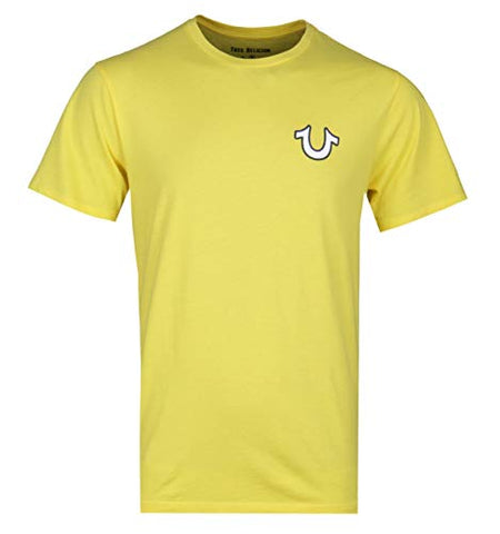 True Religion Men's Buddha Logo Short Sleeve Tee: Clothing