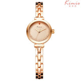 women watches KIMIO Brand Luxury Exquisite ladies dress quartz watches fashion gold bracelet stainless steel gift wristwatches