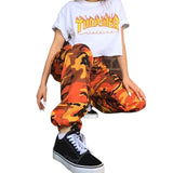Women Sports Camo Cargo Pants Outdoor Casual Camouflage Trousers Jeans