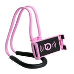 Universal 360 Degree Rotation Flexible Mobile Phone Selfie Holder Stand Mount Neck Support Mobile Phone Selfie Lazy Bracket