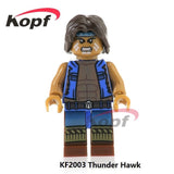 Single Sale Street Fighter Super Heroes Balrog Dee Jay Thunder Hawk Zangief Building Blocks Christmas Toys for children KF2008