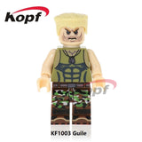 Single Sale Street Fighter Super Heroes Balrog Dee Jay Thunder Hawk Zangief Building Blocks Christmas Toys for children KF2008