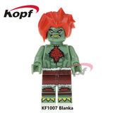 Single Sale Street Fighter Super Heroes Balrog Dee Jay Thunder Hawk Zangief Building Blocks Christmas Toys for children KF2008