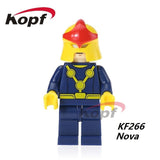 Single Sale Street Fighter Super Heroes Balrog Dee Jay Thunder Hawk Zangief Building Blocks Christmas Toys for children KF2008