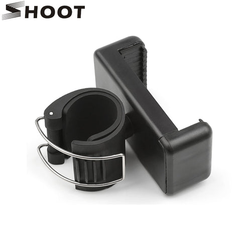 SHOOT Universal Mobile Phone Lock Buckle Clip Mount for iPhone X 8 7 Samsung millet Huawei Mobile Phone Selfie Stick Monopod