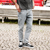 SIMWOOD 2019 Spring Biker Jeans Men Slim Fit Ripped Jeans For Man Skinny Fashion Hole Denim Trousers High Quality NC017018