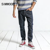 SIMWOOD 2019 New Arrival Men's Jeans Spring Hot sale Denim Classic Jeans Slim Regular dark blue Casual Plus Size Pants NC017019