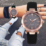 vansvar Women's Casual Quartz Leather Band Starry Sky Watch Analog Wrist Watch