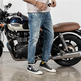 SIMWOOD New 2019 Spring Jeans Men Hole Ankle-Length Pants Cotton Denim Trouser Male Slim Fit Brand Clothing High Quality 190023