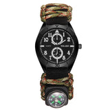 YOLAKO Fashion Brand Men Watch Nylon Strap Band With Compass Men Military Army Quartz Wrist Watch Men relogio masculino